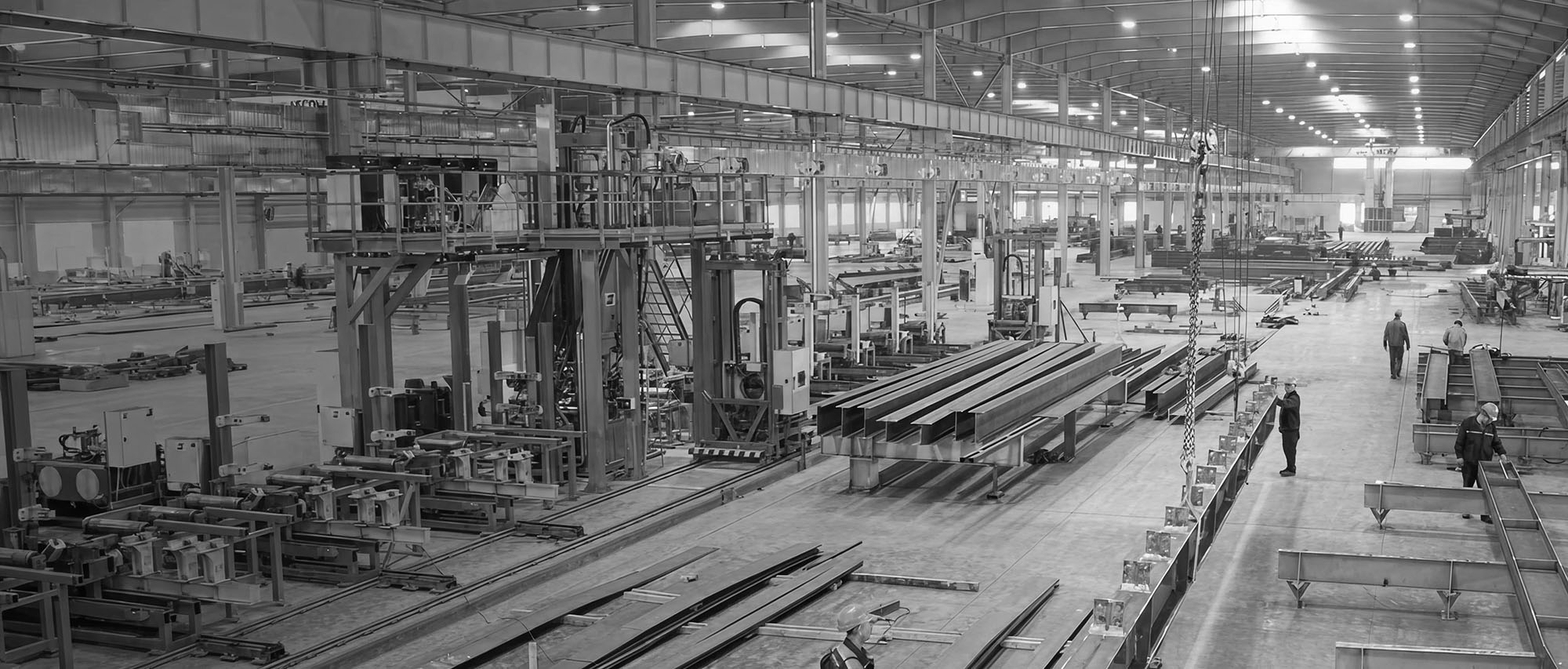 Steeltech factory production floor